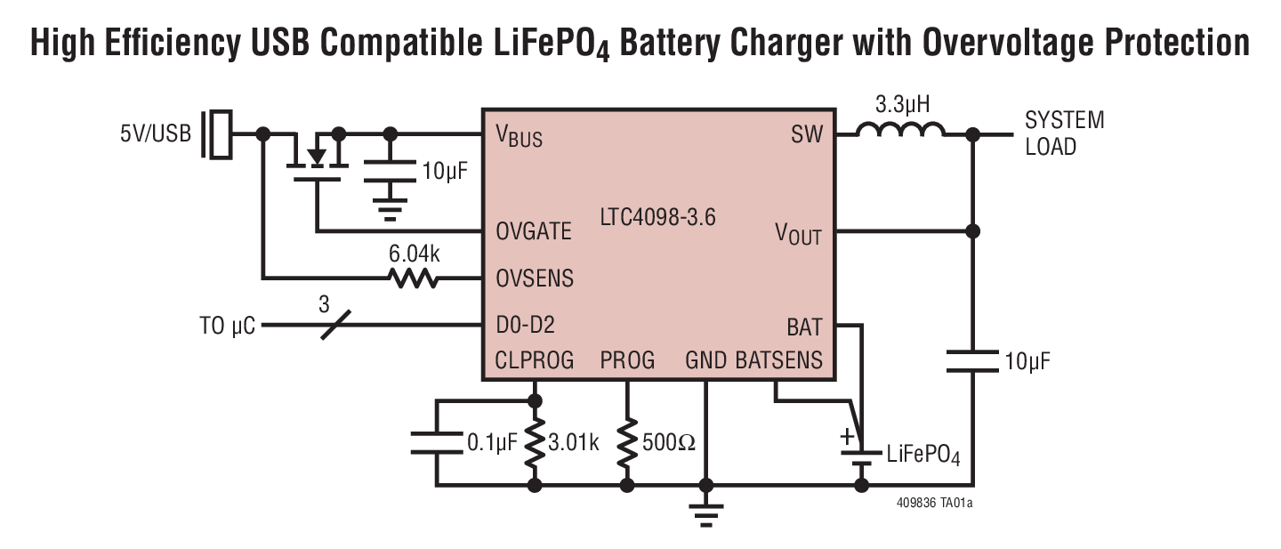 LTC4098-3.6Ӧͼһ